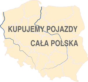 Mapa Polski skup samochodów